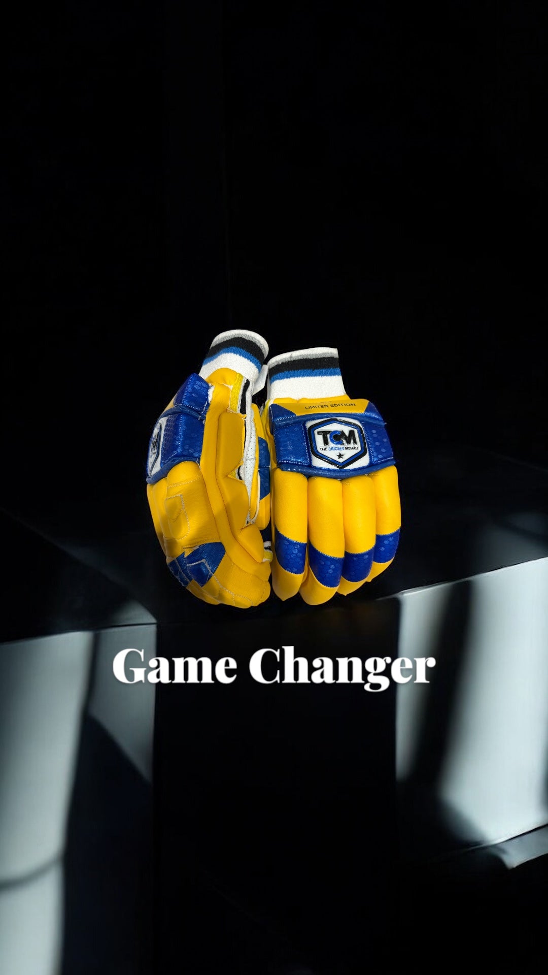 TCM LIMITED EDITION Batting Gloves Yellow RH