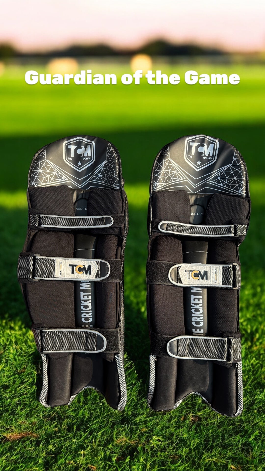 TCM ELITE G9-6 Batting Legguard (Black)
