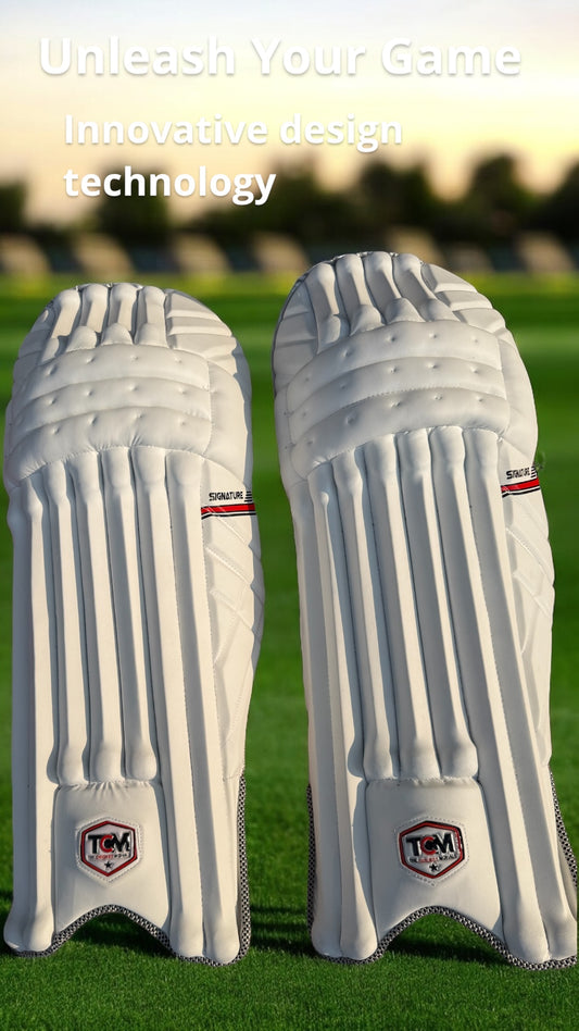 TCM SIGNATURE Batting Legguard (White)